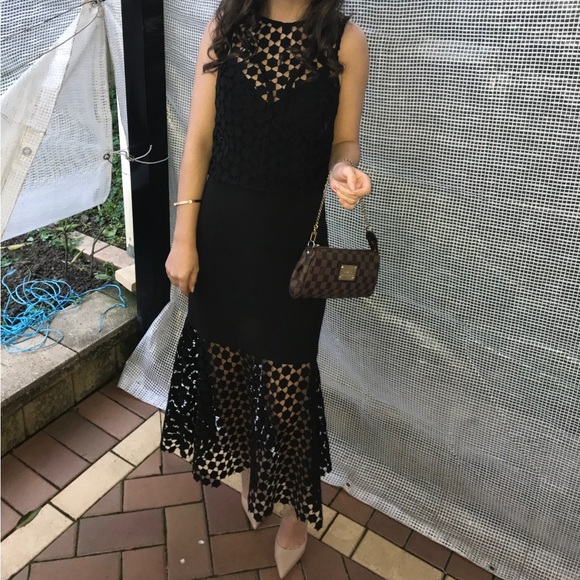 NICHOLAS Dresses & Skirts - Nicholas the Label Geo Lace Two Layered Gown